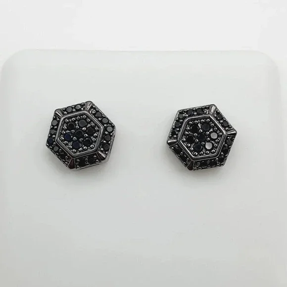 "925 Sterling Silver Plated CZ Earrings, EVBRS480